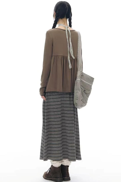 Color-Blocked Knit Sweater