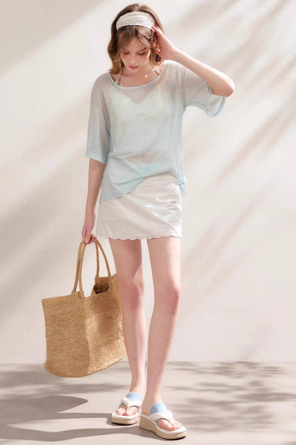 Summer Lace Swing Top