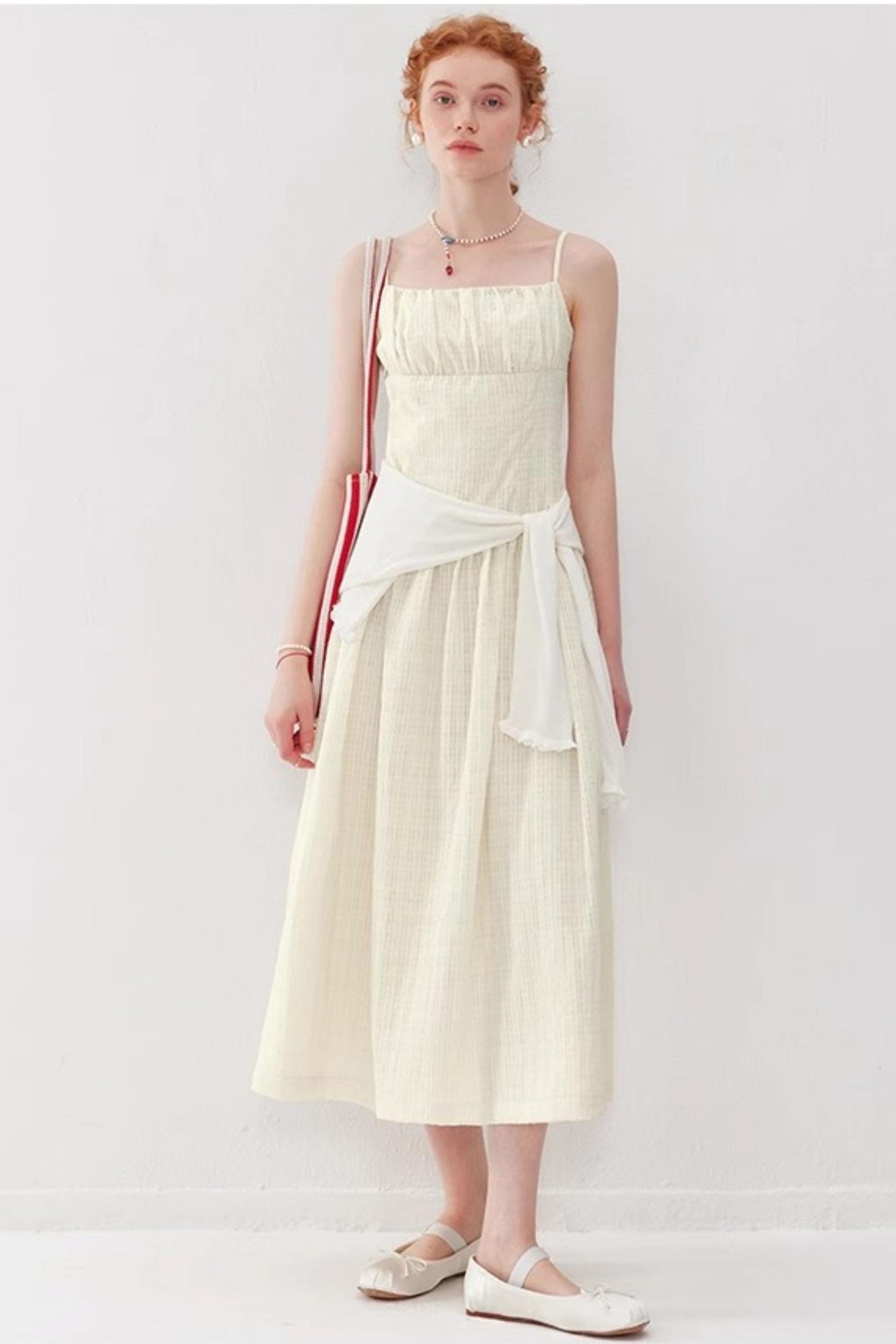 Halter Mullet Dress Cardigan Set-Up