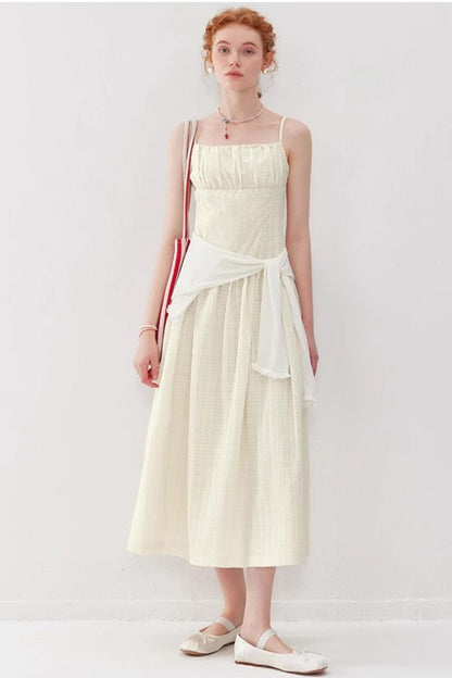 Halter Mullet Dress Cardigan Set-Up