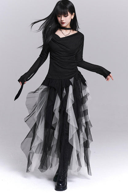 Ghost Ribbon Two-Piece Top