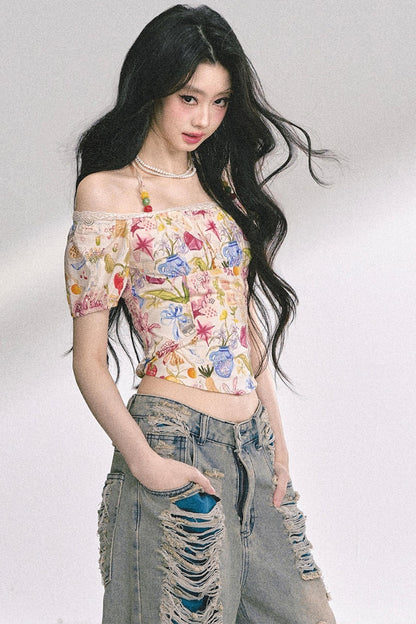 Verona Floral Top