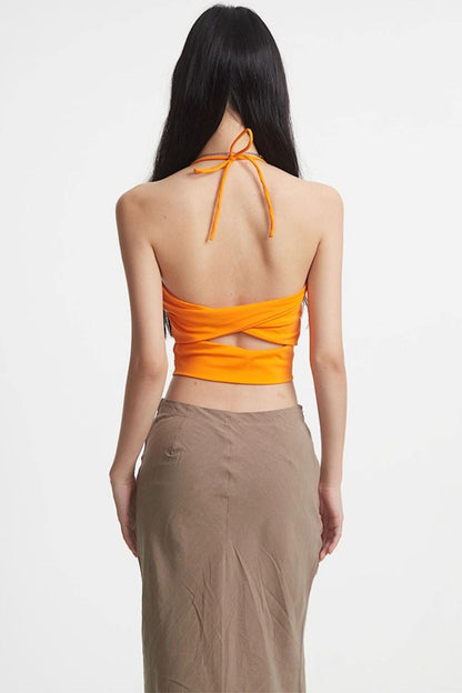 Sexy Cross Lingerie Top