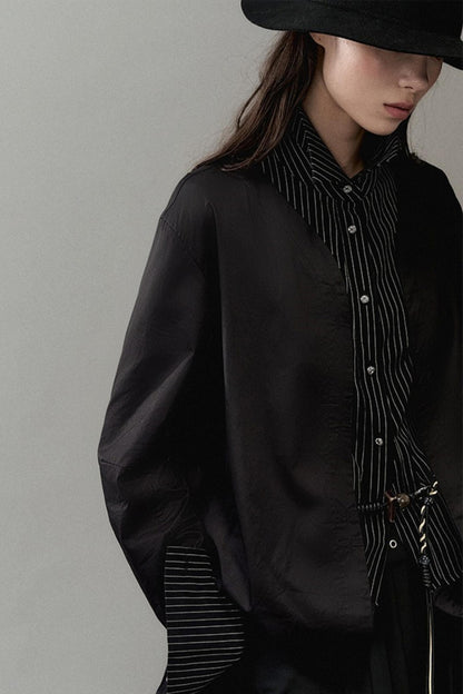 Deconstruct Striped Shirt