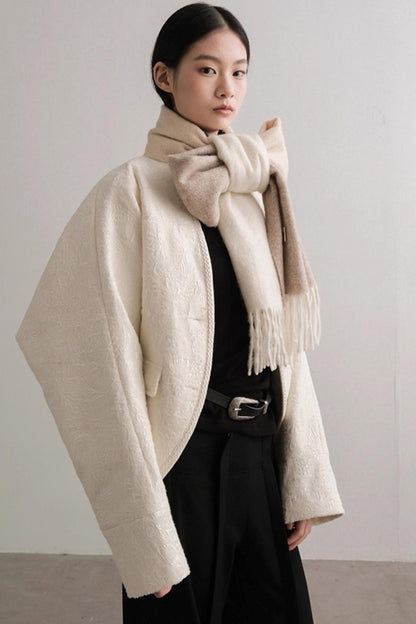 Wool Tassel Winter Scarf