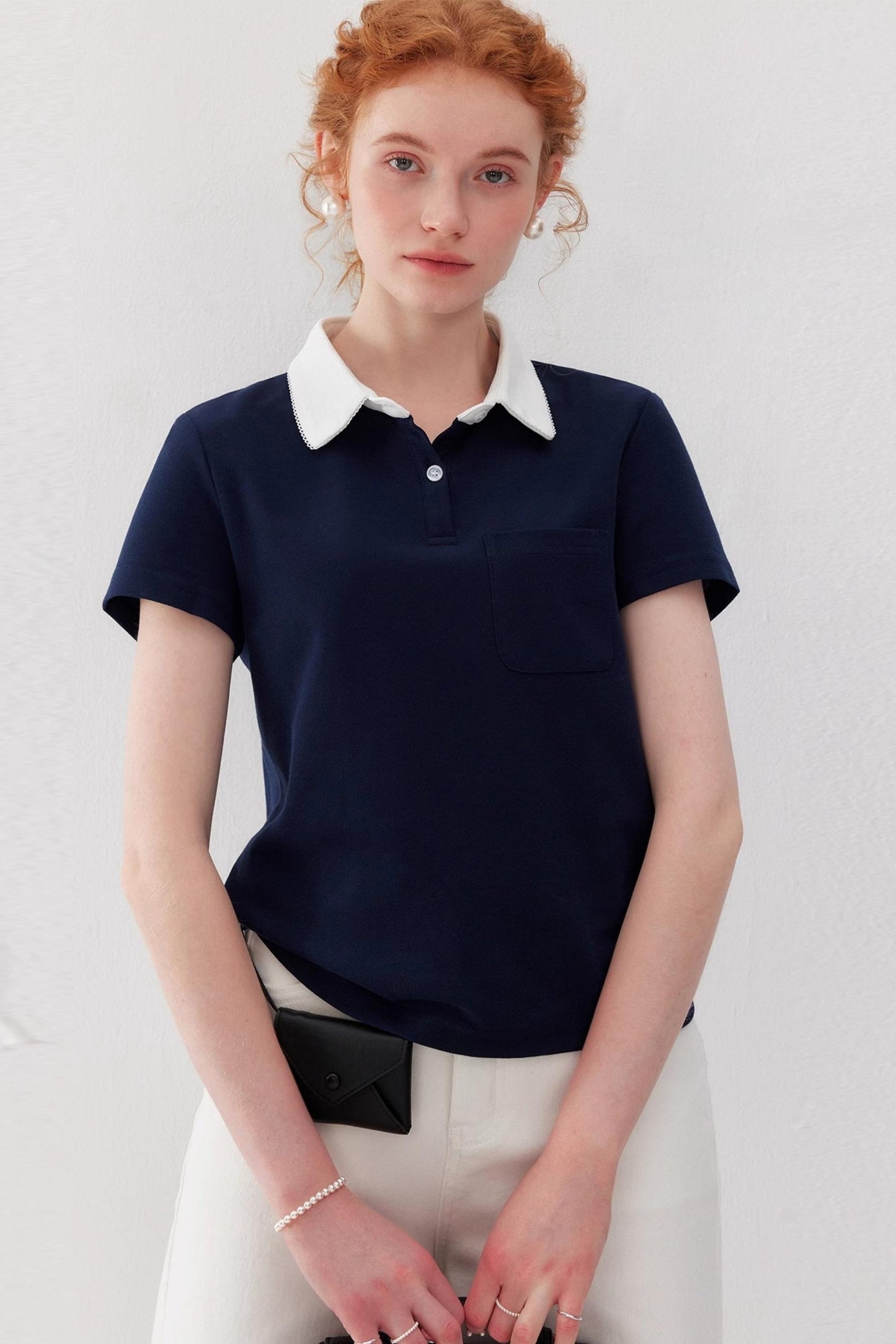 Color-Block Polo & Suspender Set-Up