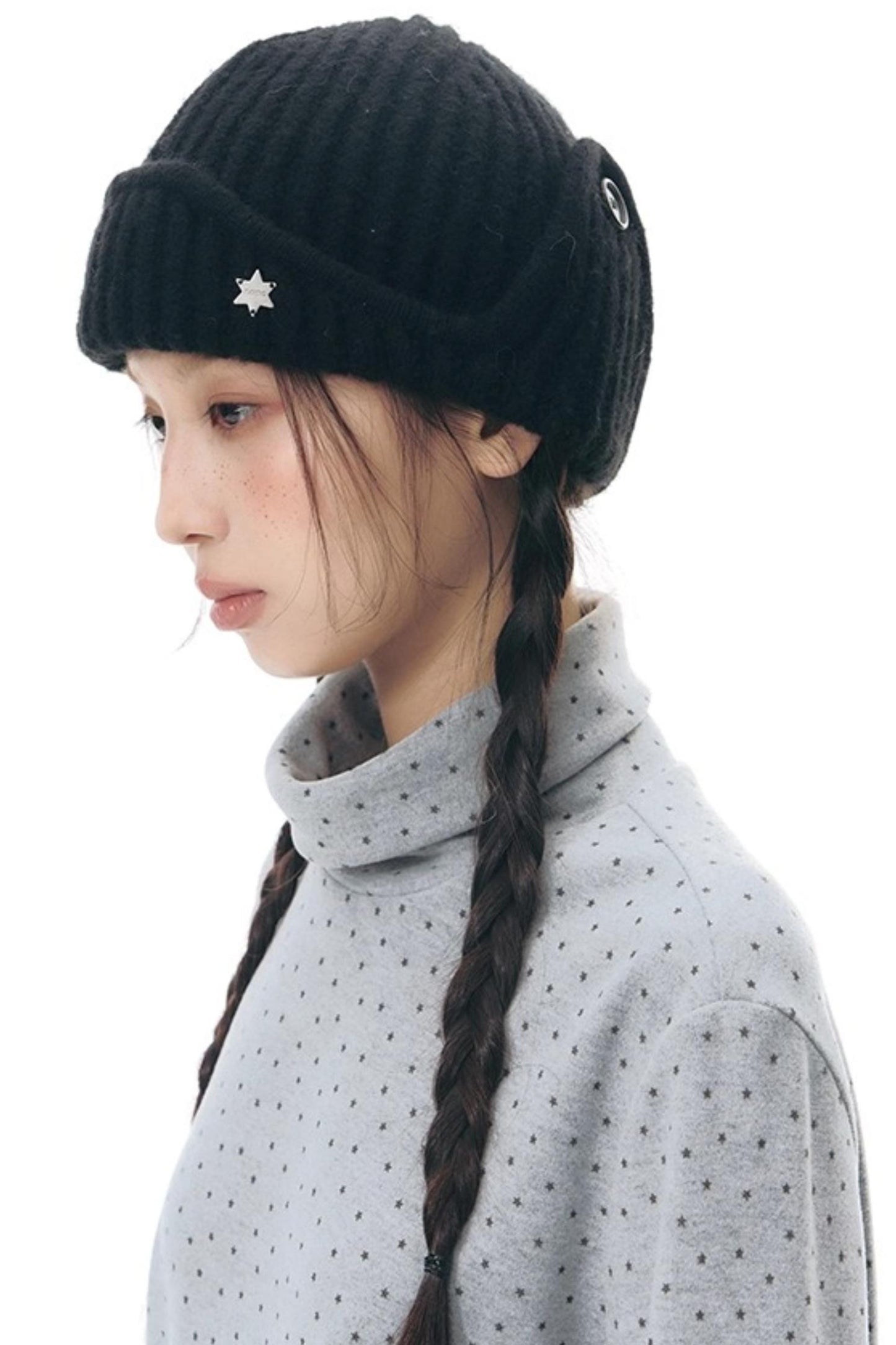 Solid Color Knit Hat