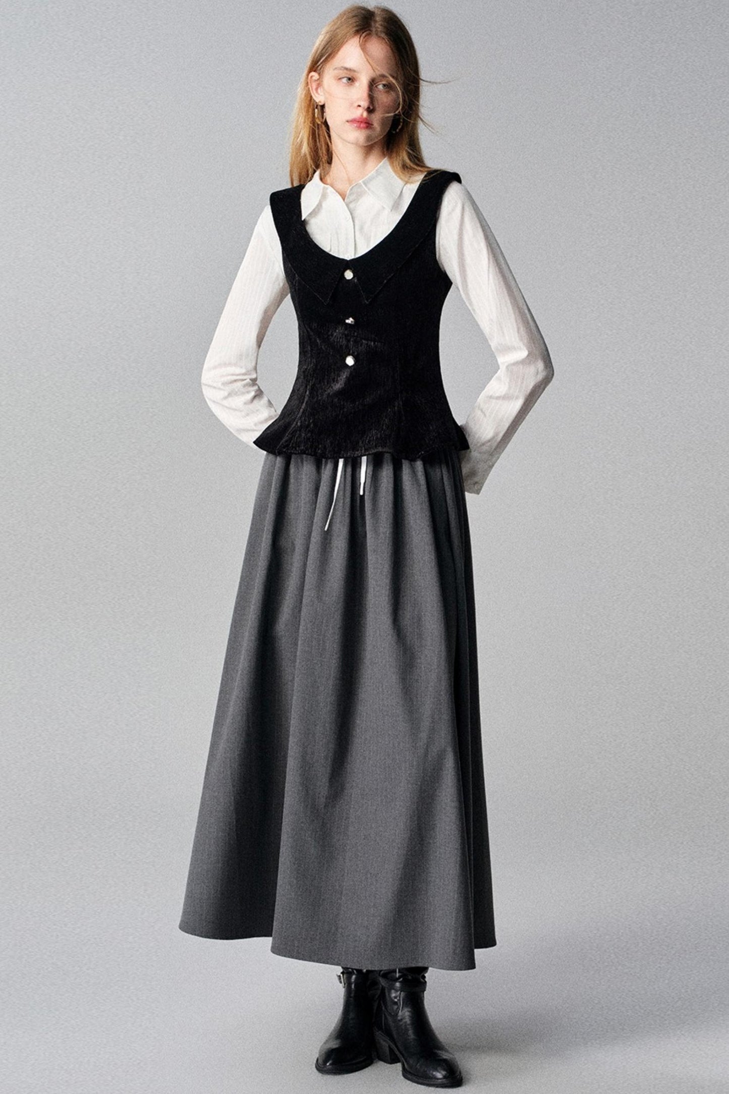 Mountains Seas Nordic French Retro Vest