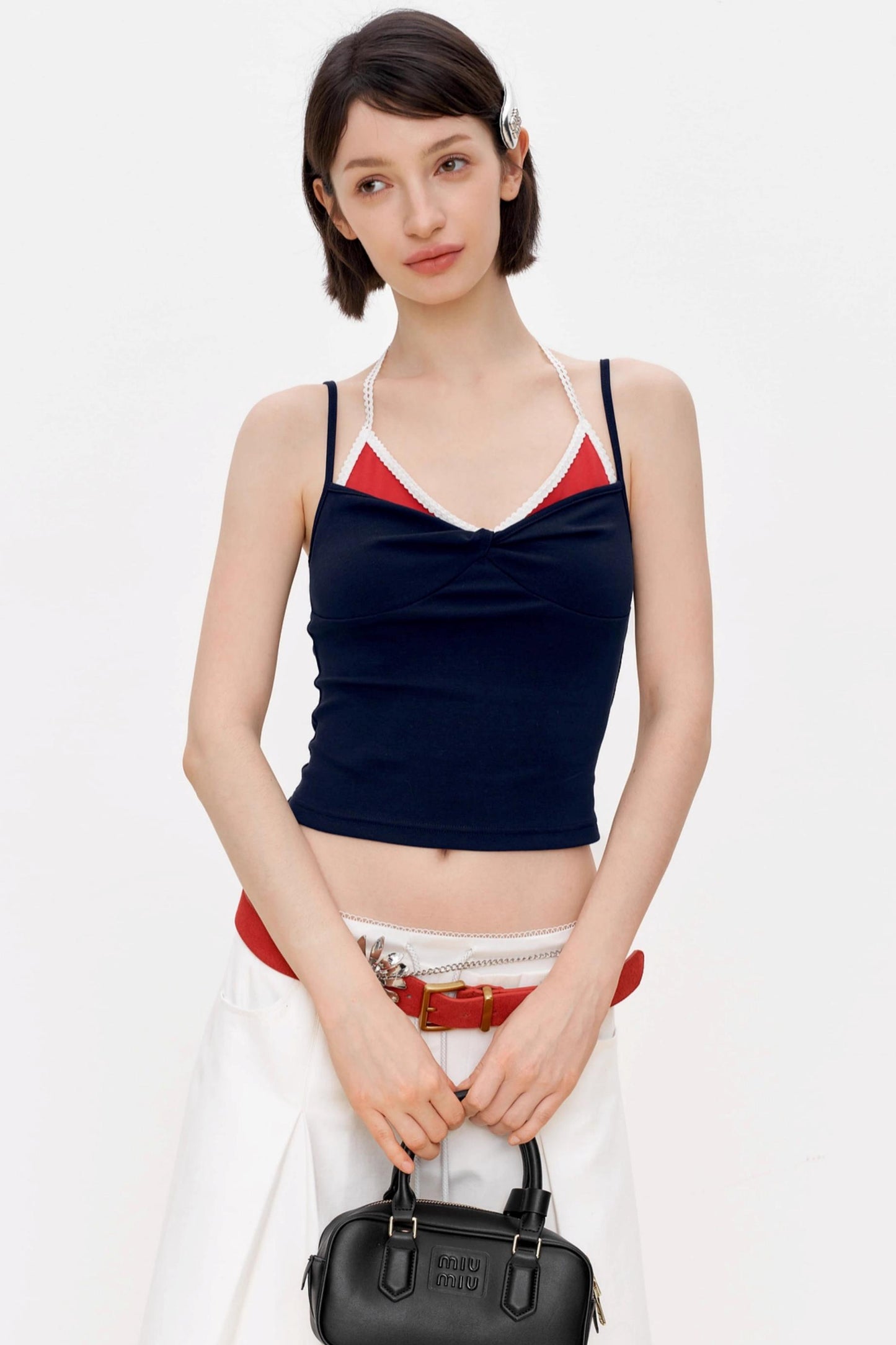 Summer Colorblock Twist Camisole