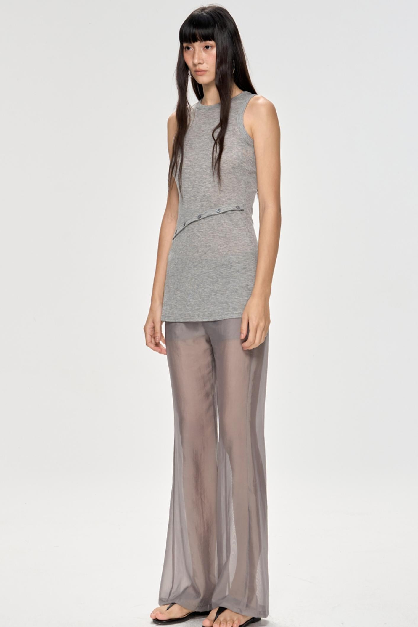 Summer Chic Tencel Wool Vest