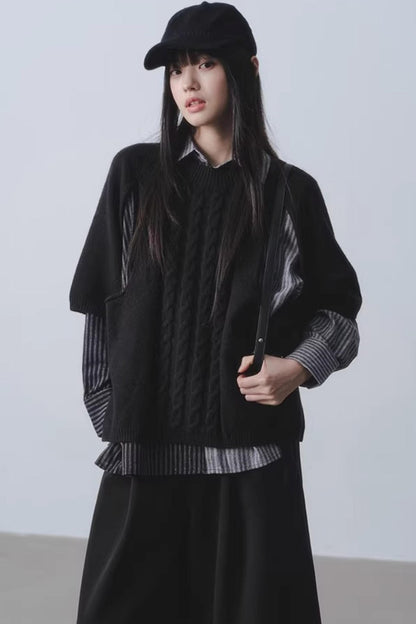 Silver Wings Two-Piece Sweater Set
