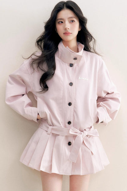 Geek Chic Lace Trench Coat