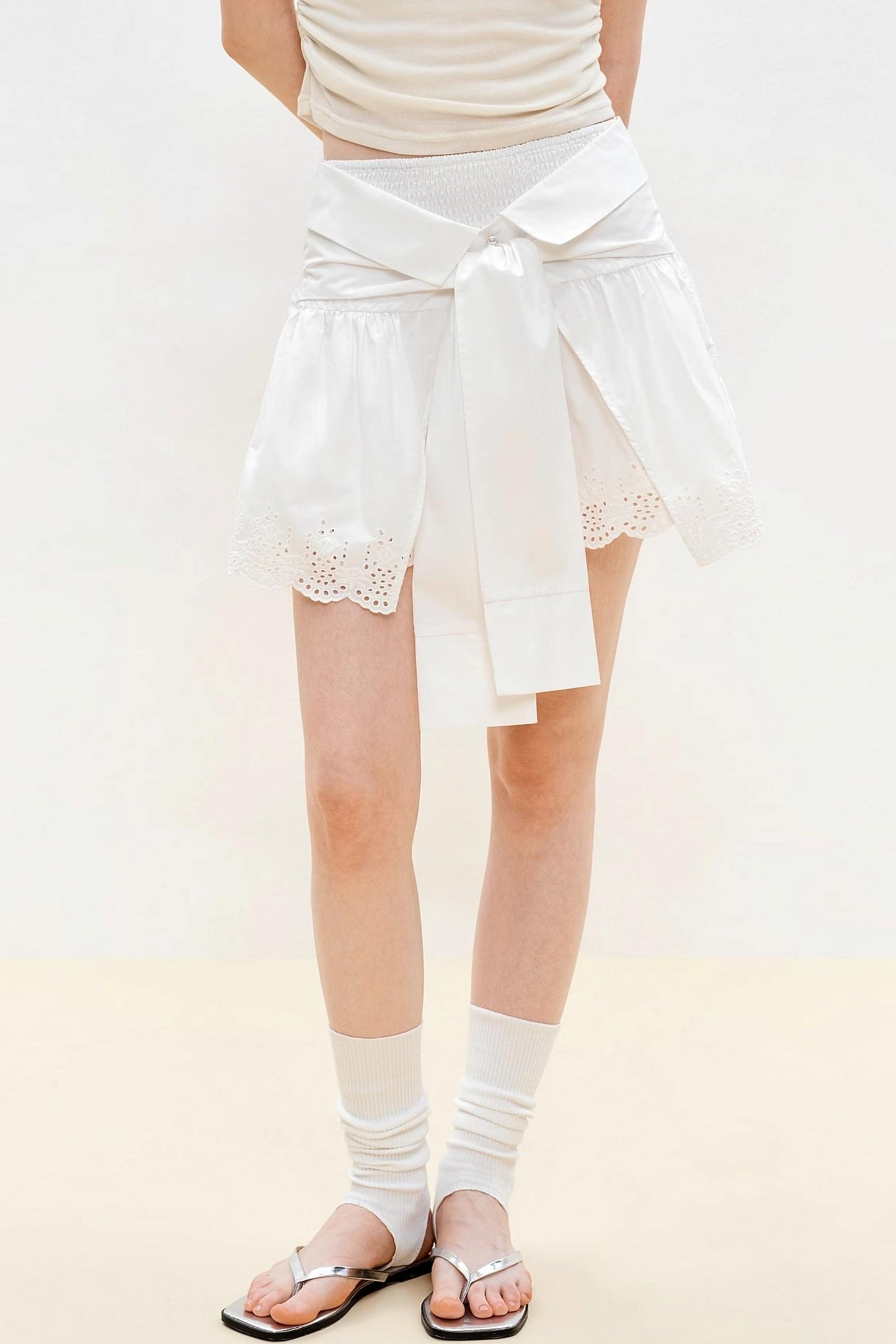 Summer Lace Halter Skirt