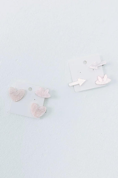 Pink and Blue Acetate Hair Clip