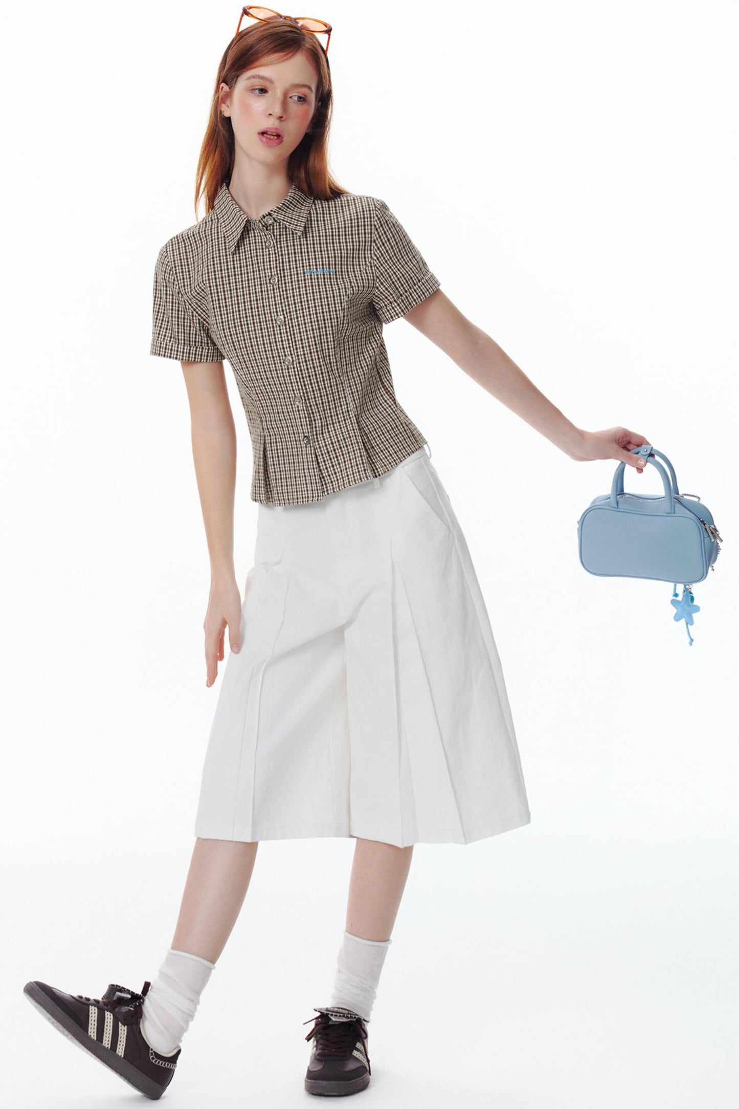 Summer Encounter Pink Check Shirt