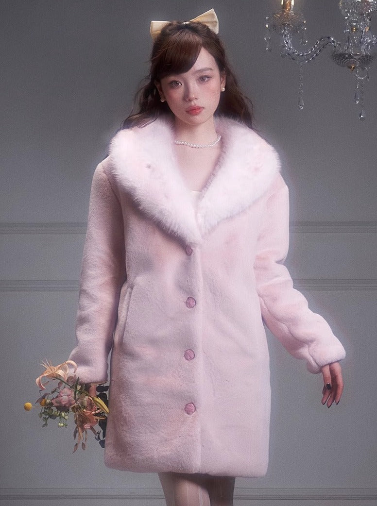 Fur Collar Wool Jacket