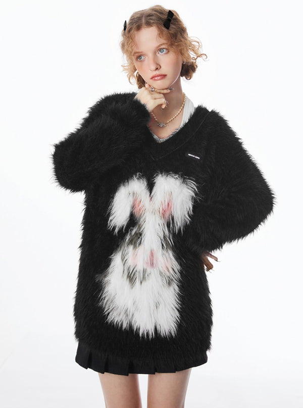 American Retro New Year Eve Christmas Sweater