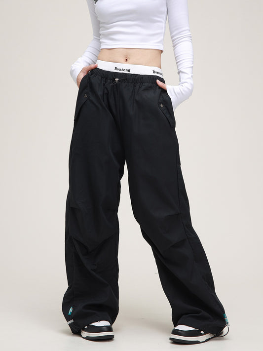 American Retro Drapy Paratrooper Sweatpants