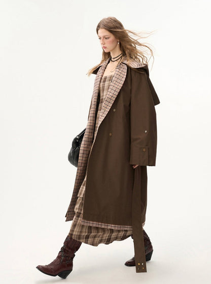 British College Stitched Trench Coat