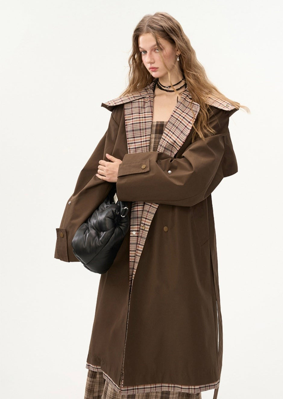 British College Stitched Trench Coat