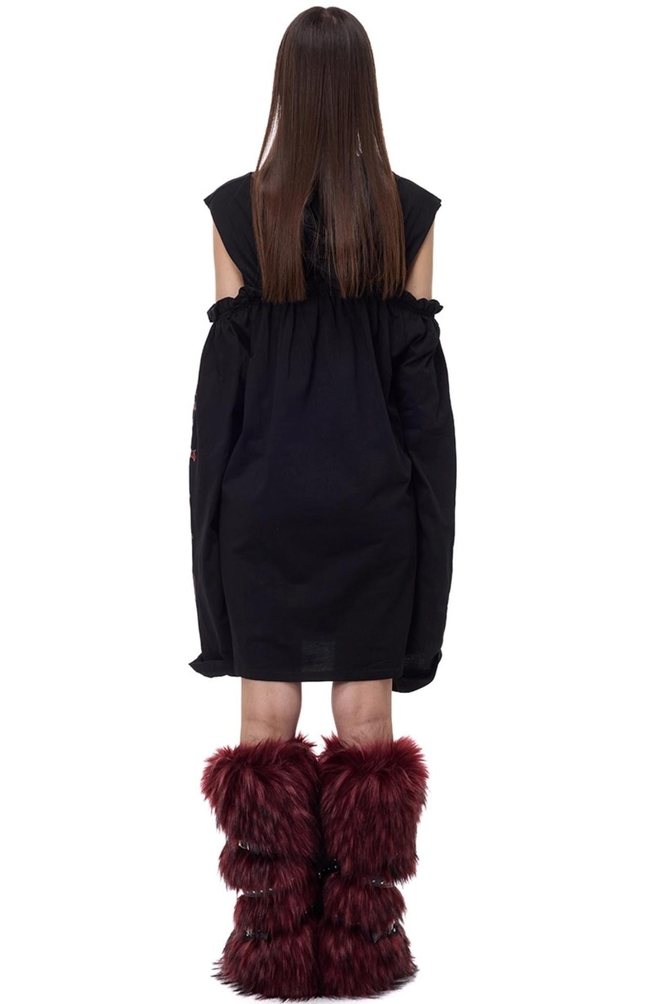 Electric Moon Off-Shoulder Dress