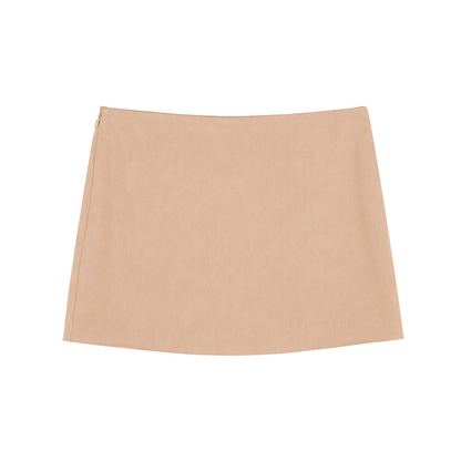 Half-Open Lace Satin Chiffon Top and Hip-Hugging Skirt Set-Up