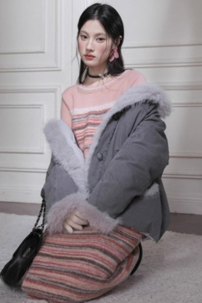 Iridescent Gradient Knit Dress