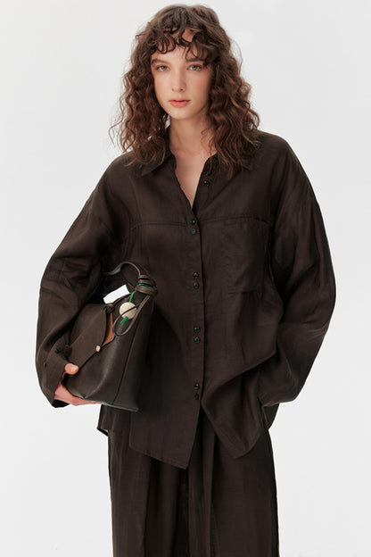 Tencel Ramie Summer Shirt Set-Up