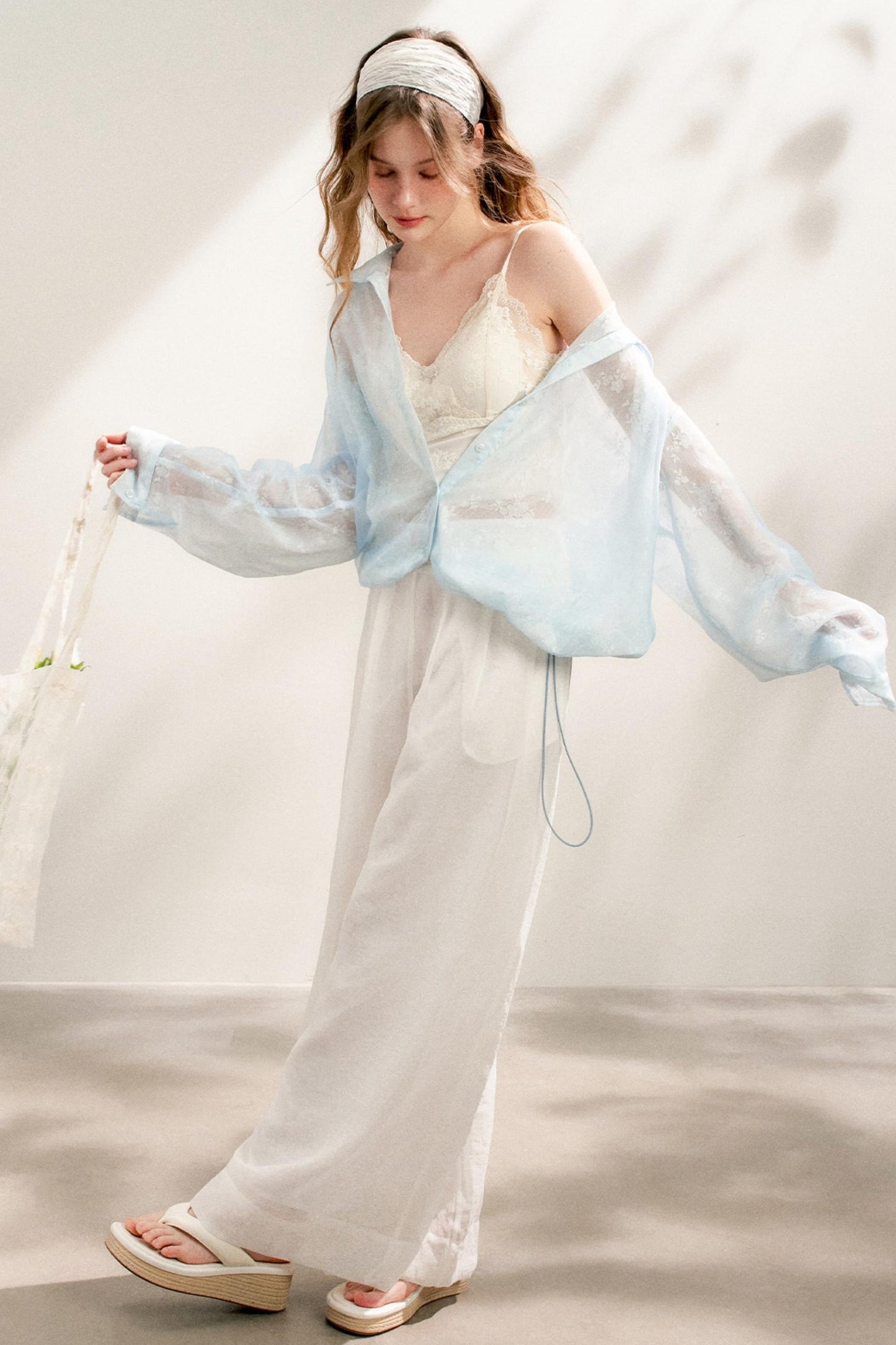 Lace Color-Block Jacket