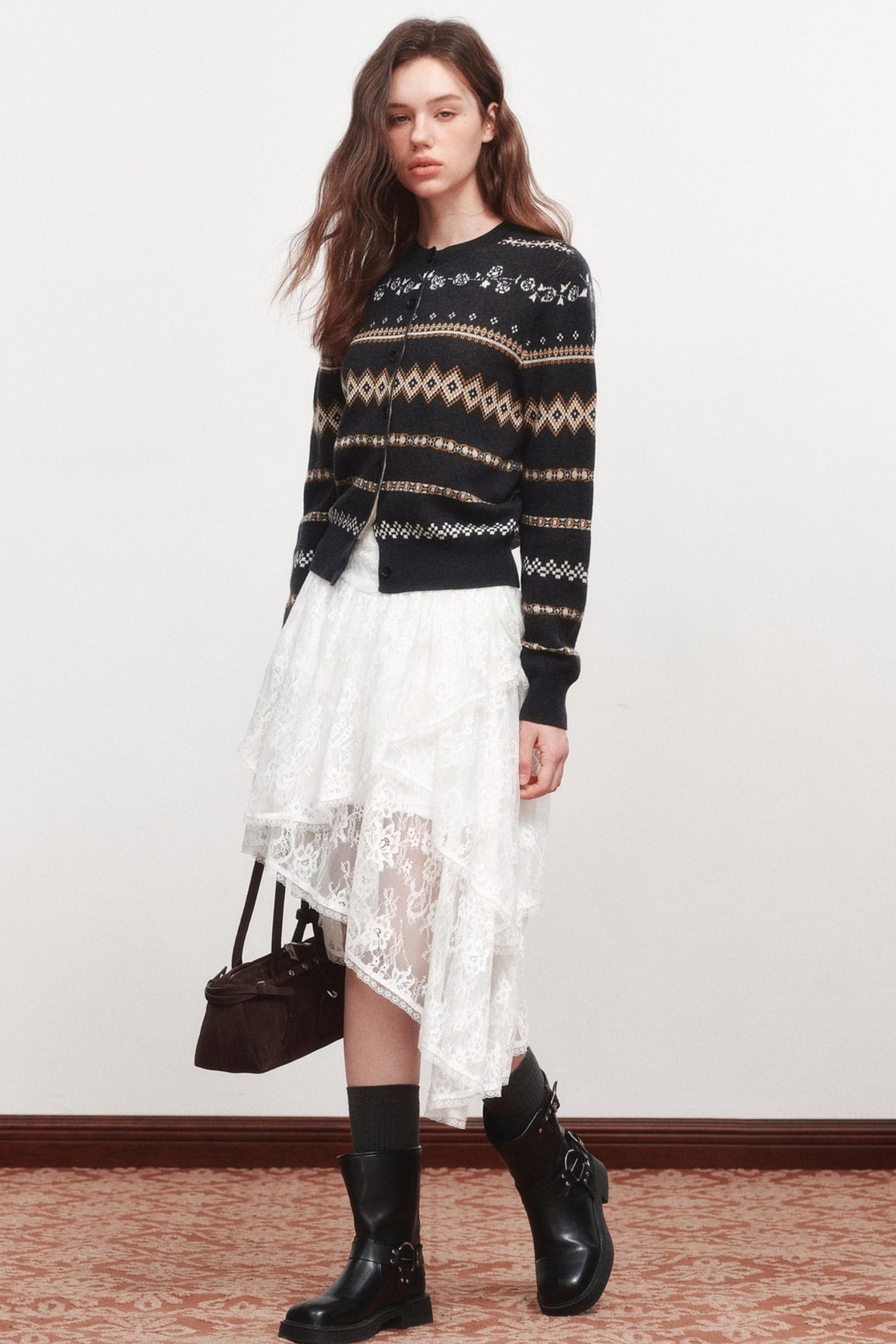 Irregular Thin White Skirt