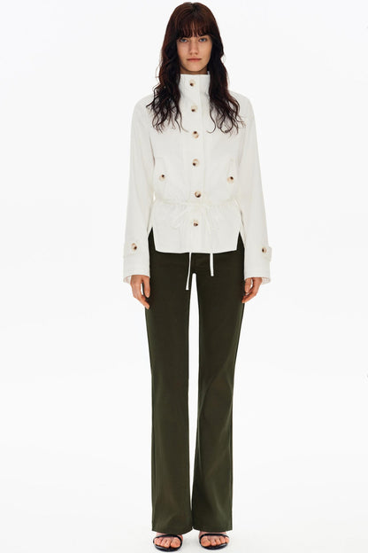 Laise Spliced Flared Pants
