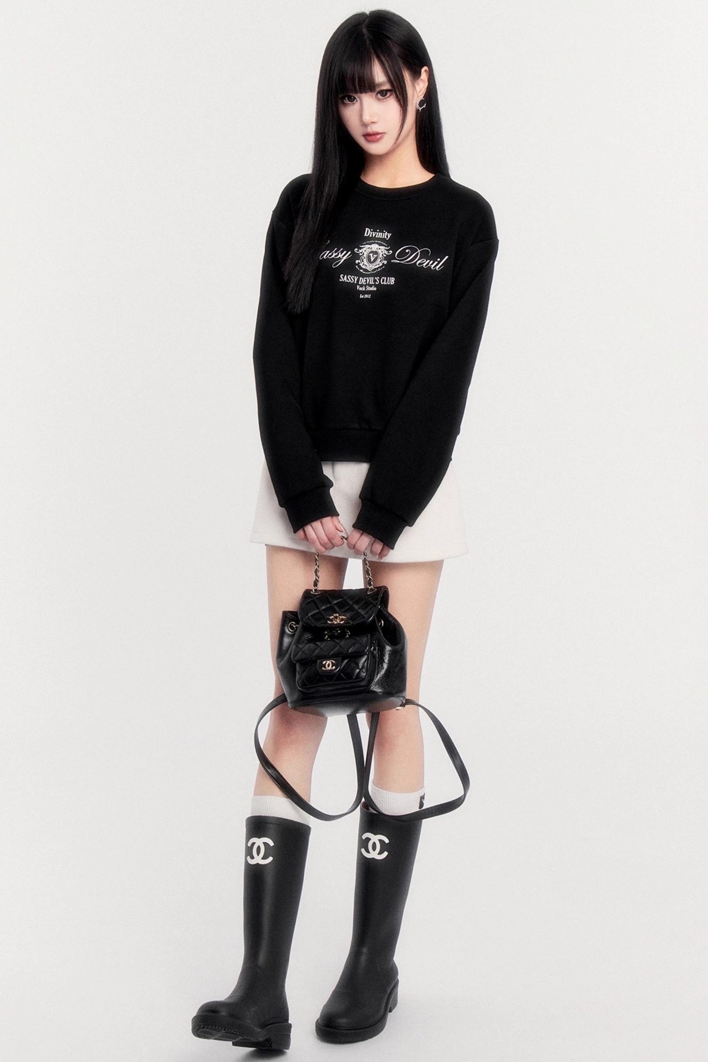 American Spice Girl Short Sweatshirt