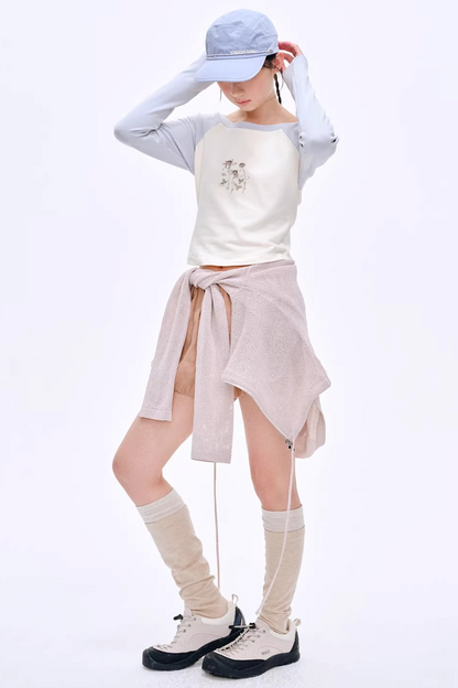Dreamy Floral Raglan Top