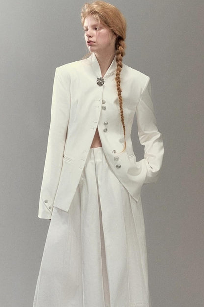 Shoulder Cut Moon Marks Blazer