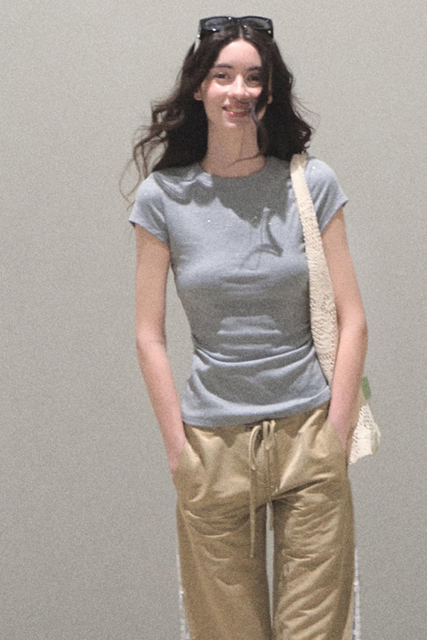 Copper Lace Wide Leg Pants