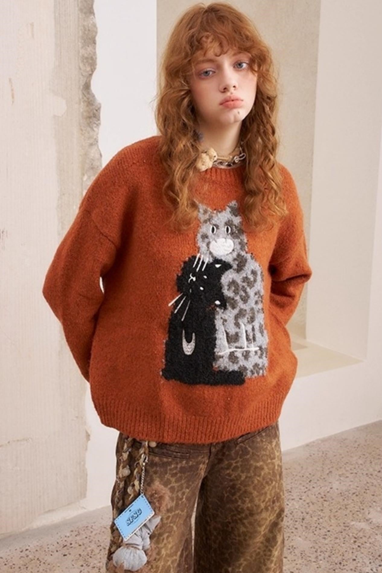 Leopard Crew Neck Sweater