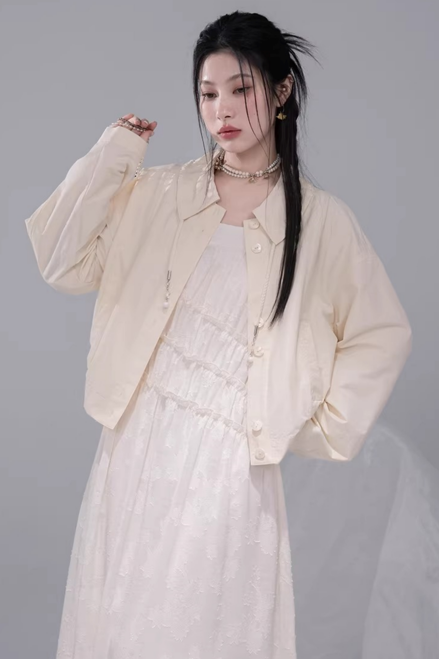 Floral Bud Lace Tank Dress