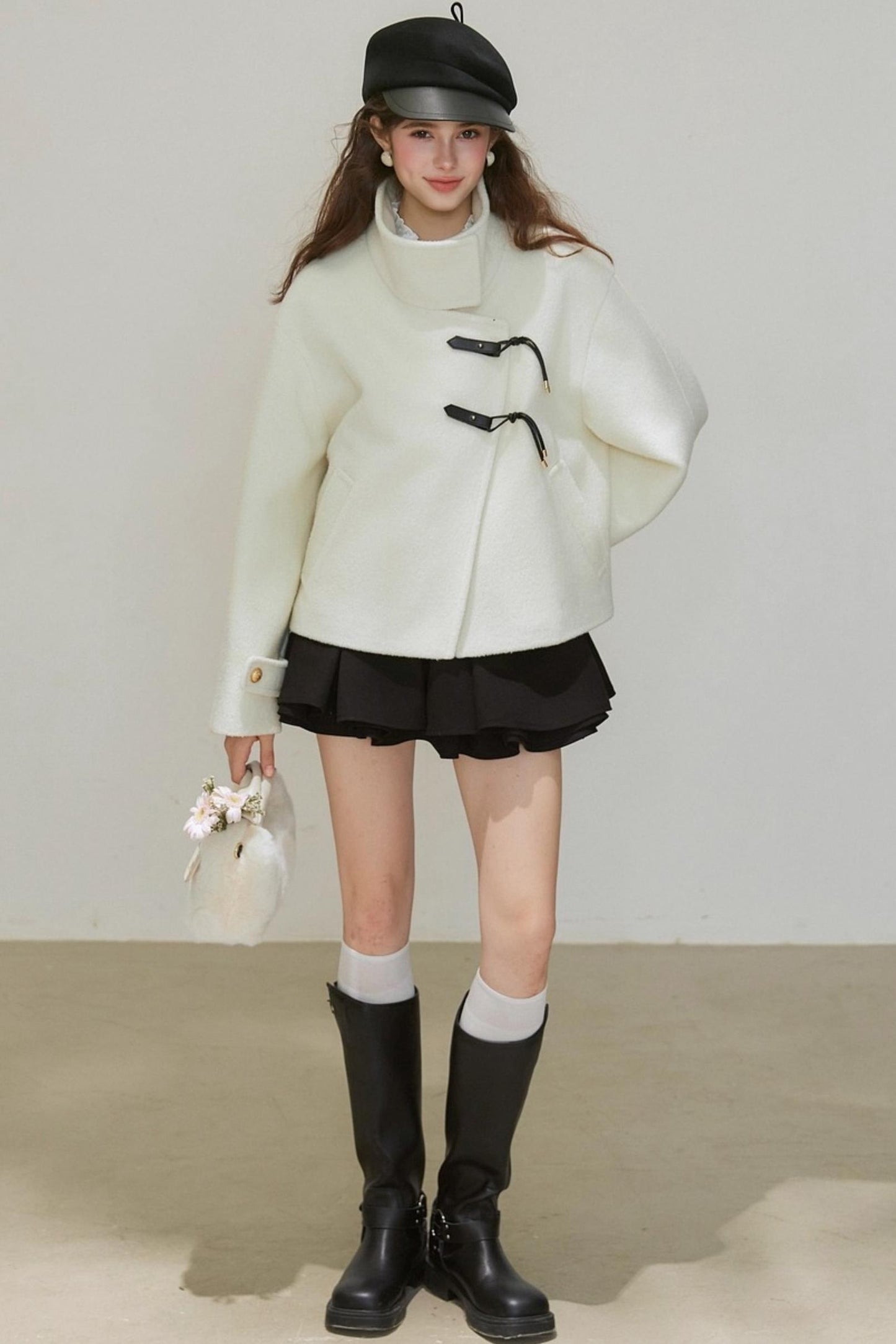 Winter Wool Cocoon Jacket