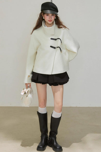 Winter Wool Cocoon Jacket