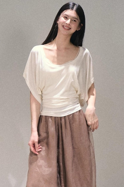 Saturated Weekend Wool Knit Top