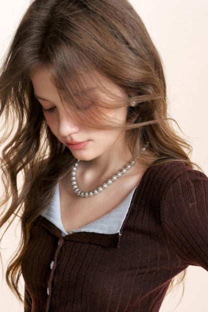 Romantic Wool Blend Cardigan