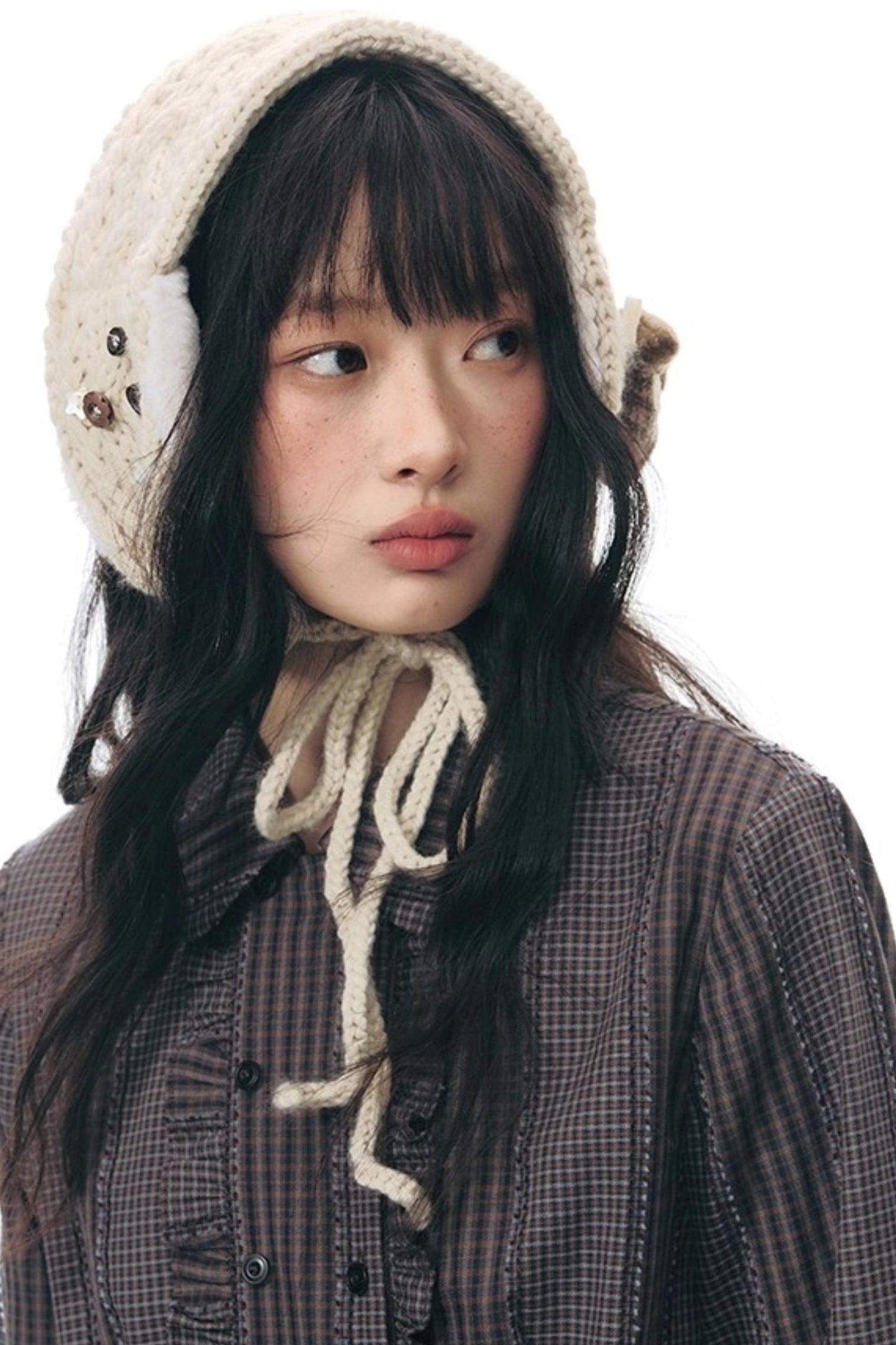 Double-Breasted Ruffled Shirt