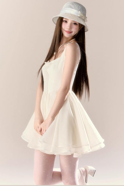 Blue Puff Dress Set-Up