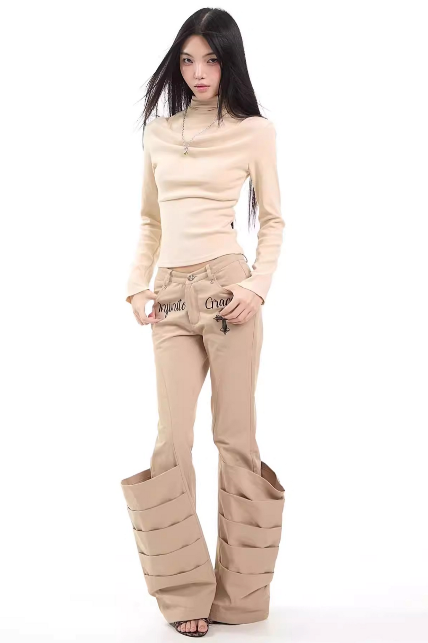 Pantalon évasé American Vintage