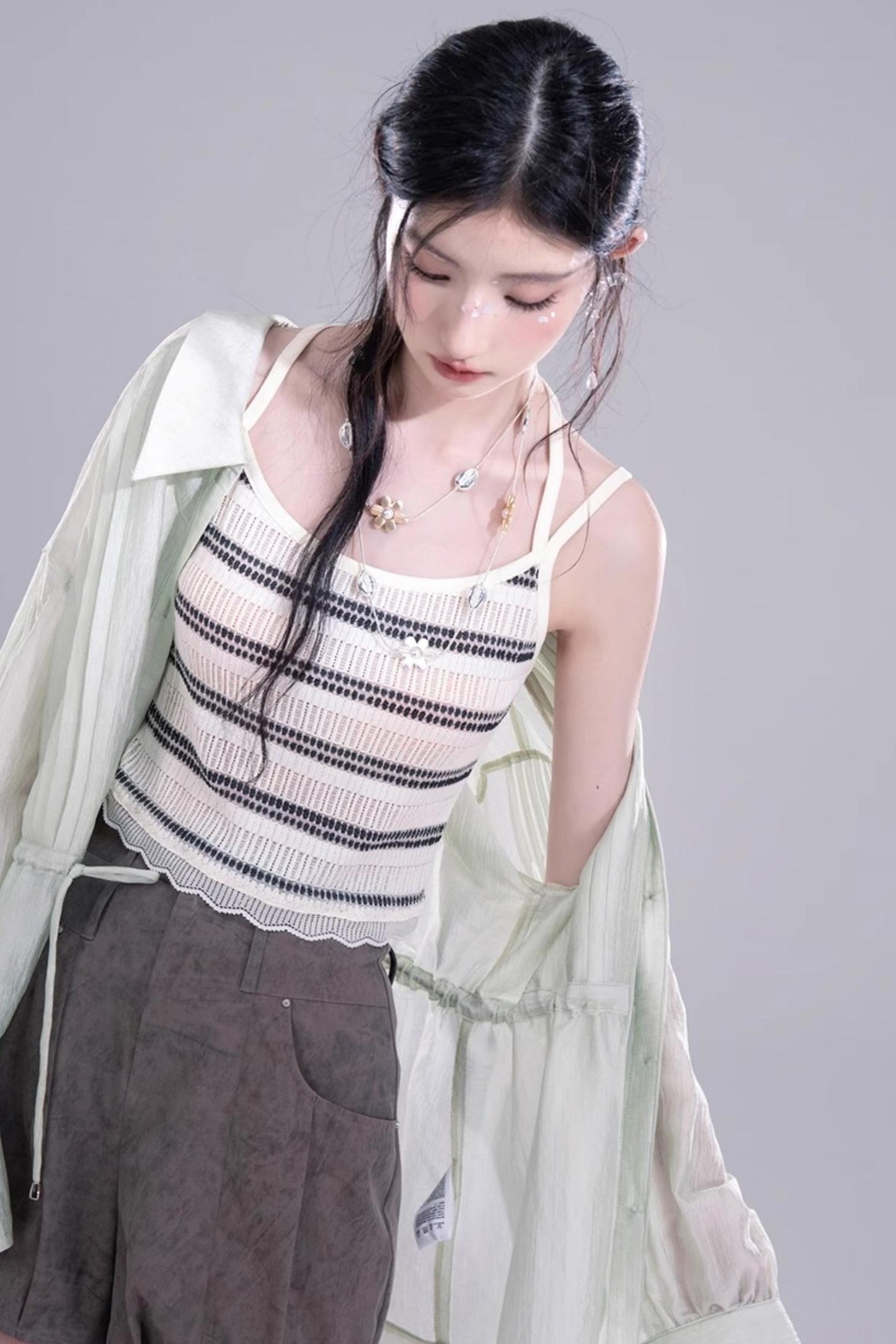 Breezy Glossy Tunic Shirt