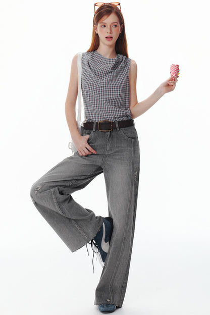 Memory Fragments Straight Jeans