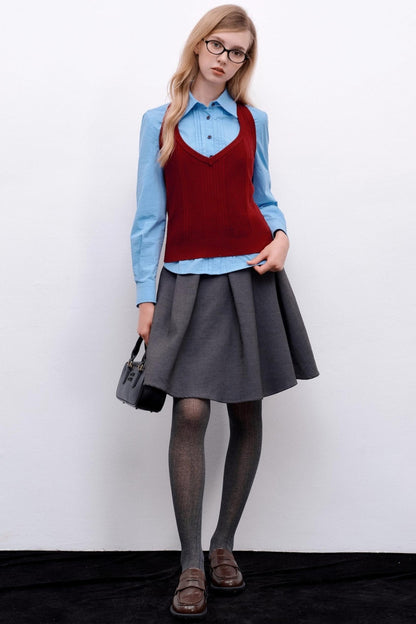 Halterneck Striped Camisole Top