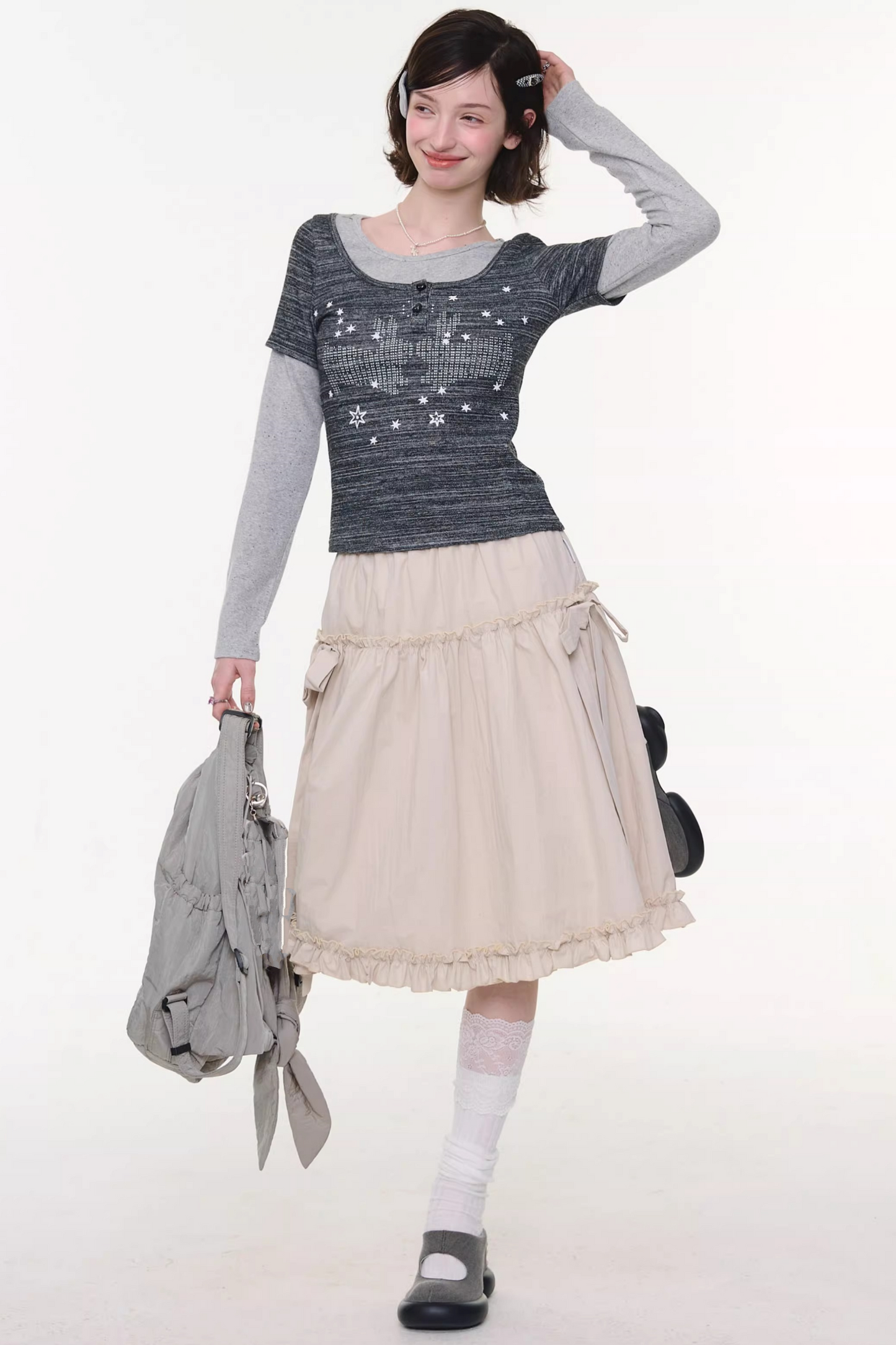 Starry Night Retro Top