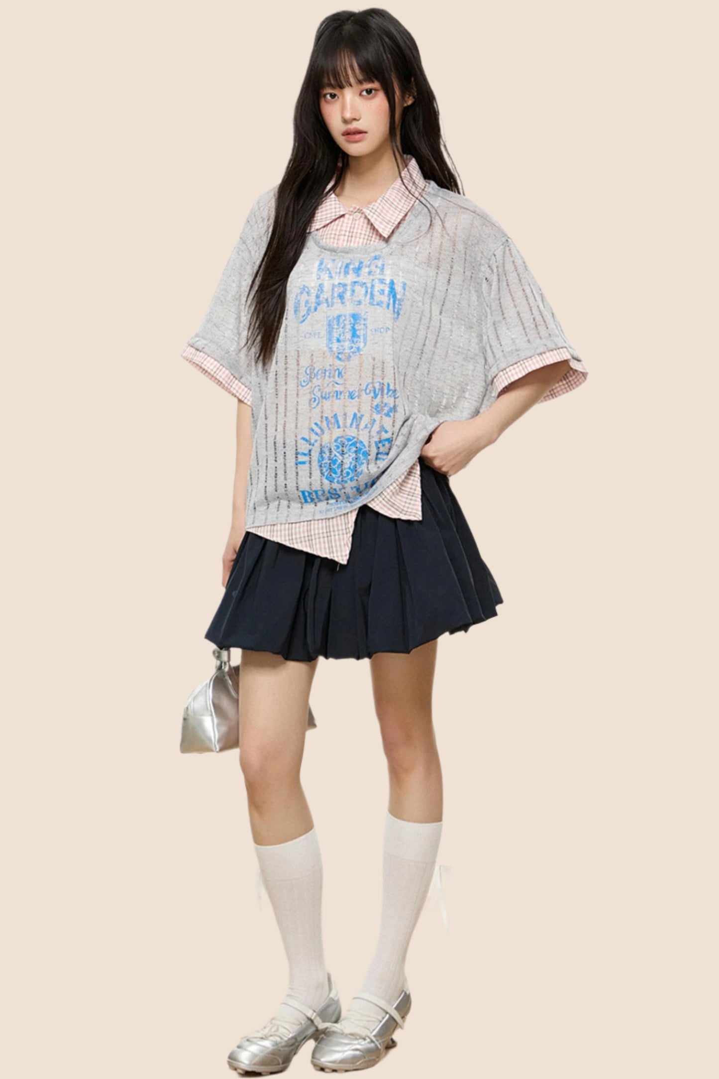 Summer Chic Collared T-Shirt