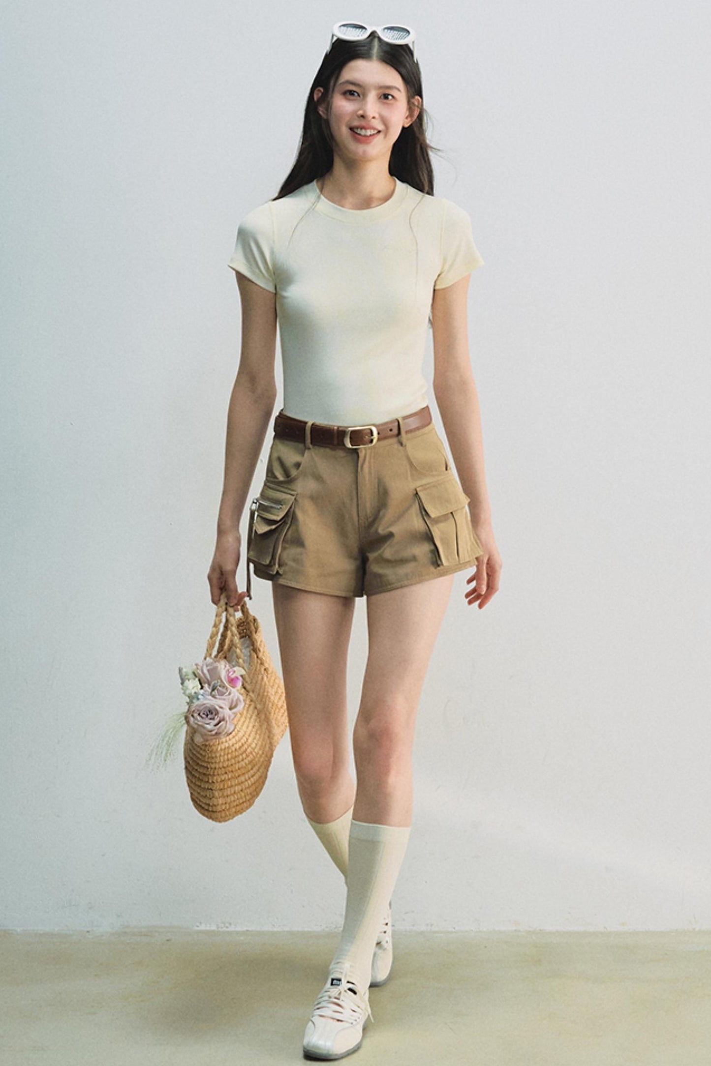 Embroidered Letter Tee